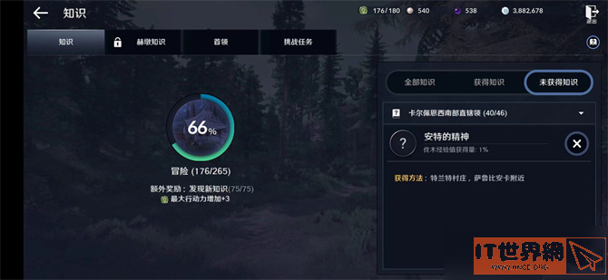 黑色沙漠手游安特的精神知识解锁方法