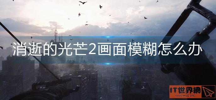 消逝的光芒2画面模糊怎么办？画面模糊调整方法介绍