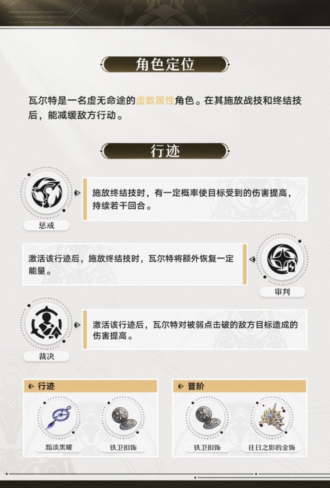 《崩坏星穹铁道》瓦尔特全面培养玩法攻略合集