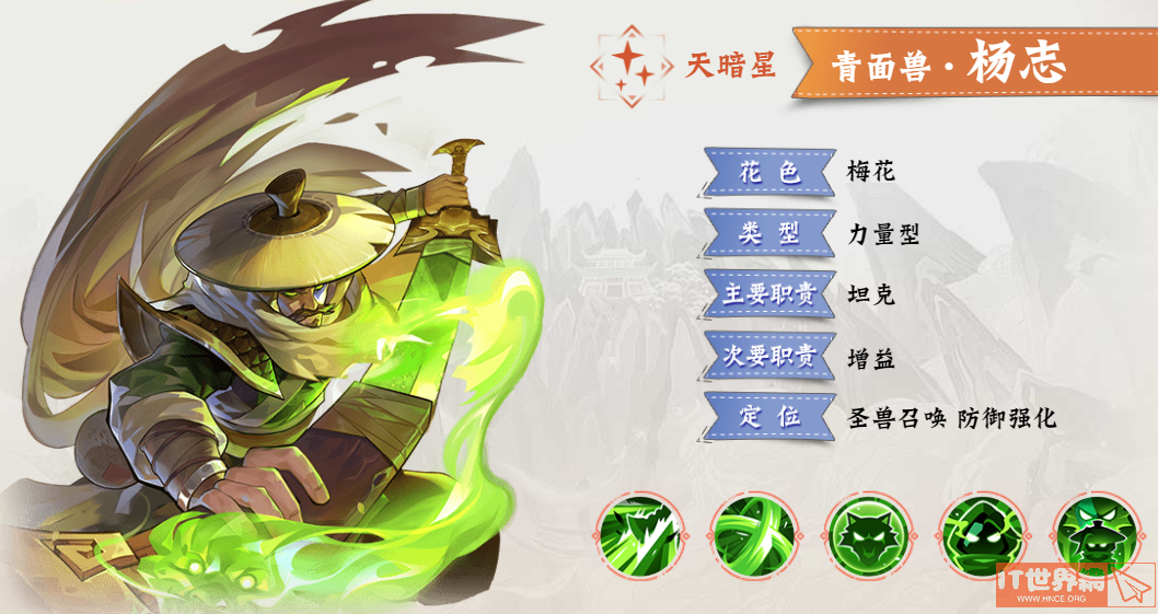 小浣熊百将传手游杨志技能介绍